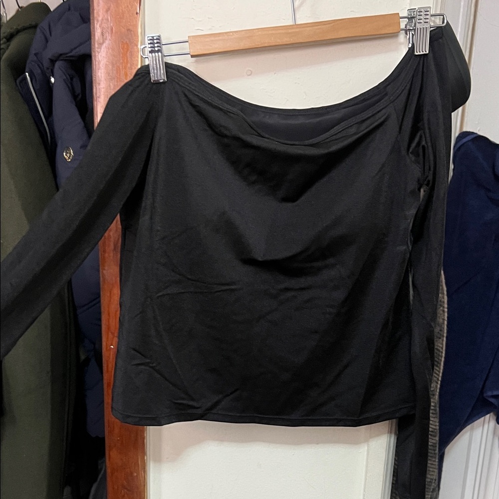 Klassy Network Black Long Sleeve Top